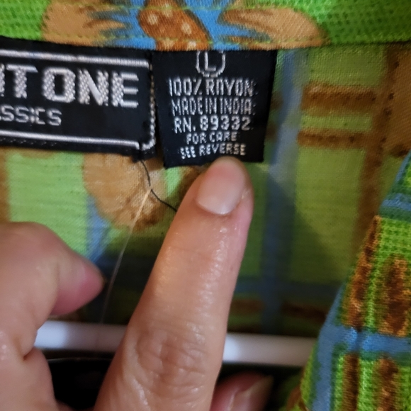 Point One Women's Short-Sleeve Floral Blouse Size L - Picture 4 of 6